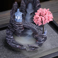 Resin Reflux Incense Burner Tower – Sandalwood Aromatherapy & Mosquito Repellent Decor