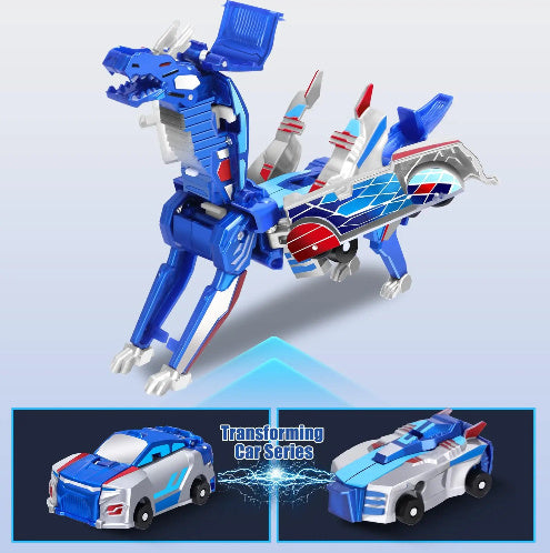 Ultimate Unicorn Car Toy 2 In 1 Creative Car Transforms Into Unicorn Robot Toy Inertial Sliding Racing Car Model Impact Deformed