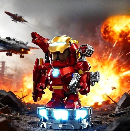 Magnetic Mechanical Capybara Robot Original Cartoon Action Figure Toys Articulated Action Figure Detachable Weapons Toy