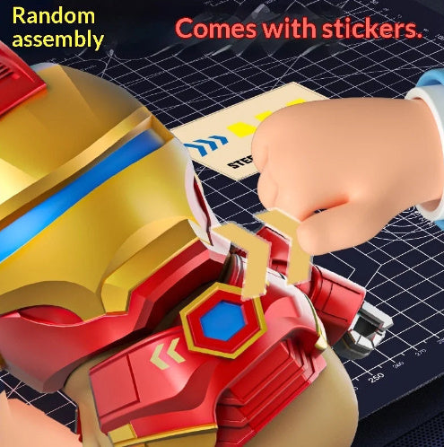 Magnetic Mechanical Capybara Robot Original Cartoon Action Figure Toys Articulated Action Figure Detachable Weapons Toy